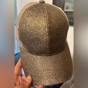 💜💜 Glittery Gold Baseball Cap